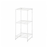 JOSTEIN shelving unit, in/outdoor/wire white, 41x40x90 cm