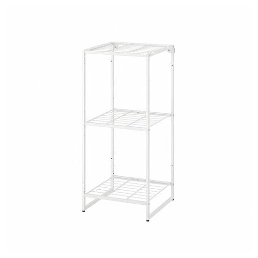 Ikea JOSTEIN - Shelving unit, in / outdoor / white metal wire,41x40x90 cm ,