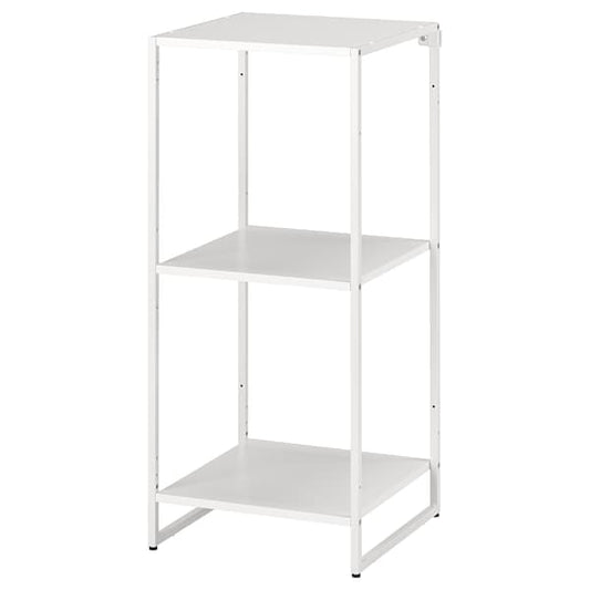 Ikea JOSTEIN - Shelving unit, in / outdoor / white metal,41x40x90 cm , 41x40x90 cm