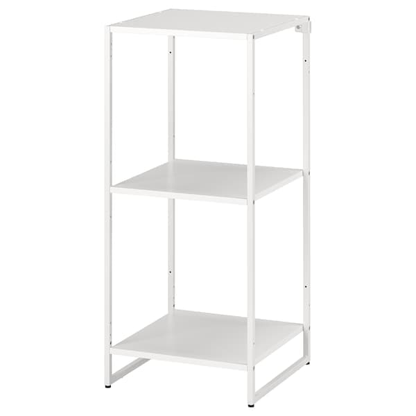 JOSTEIN - Shelving unit, in / outdoor / white metal,41x40x90 cm , 41x40x90 cm