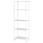 Ikea JOSTEIN - Shelving unit, in / outdoor / white metal,61x40x180 cm , 61x40x180 cm