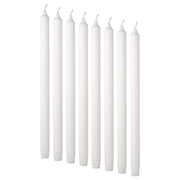 JUBLA - Unscented candle, white, 35 cm - best price from Maltashopper.com 40154401