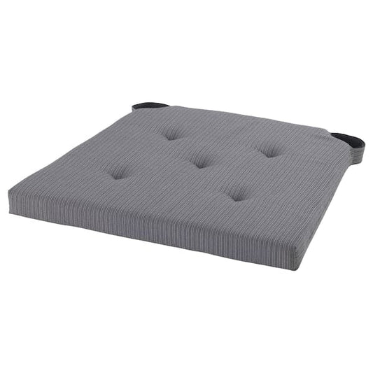 Ikea JUSTINA Chair cushion - grey 35/42x40x4.0 cm , 42/35x40x4 cm