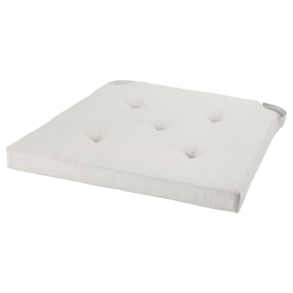 JUSTINA Chair cushion - natural 42/35x40x4 cm , 42/35x40x4 cm - best price from Maltashopper.com 90175000