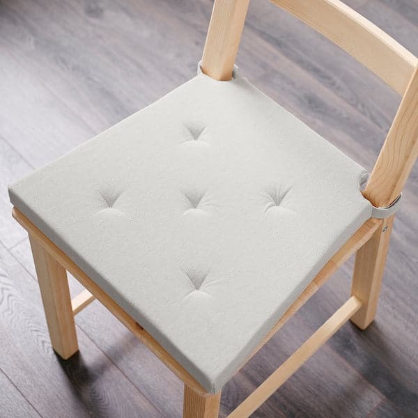Ikea JUSTINA Chair cushion - natural 42/35x40x4 cm , 42/35x40x4 cm