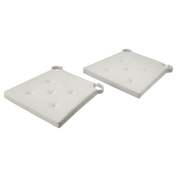 JUSTINA - Chair cushion, natural,42/35x40x4 cm - best price from Maltashopper.com 49503212