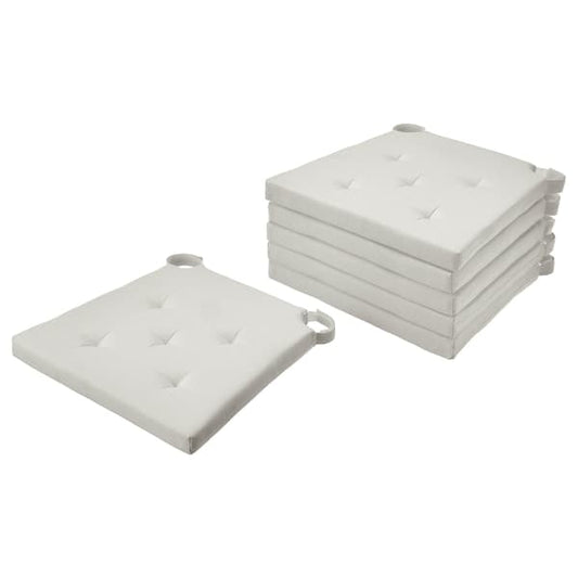 JUSTINA - Chair cushion, natural,42/35x40x4 cm - best price from Maltashopper.com 99503238