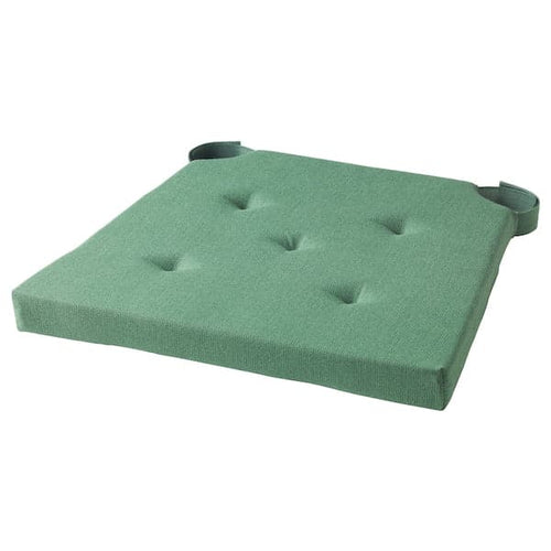 JUSTINA Chair cushion - green 42/35x40x4 cm , 42/35x40x4 cm