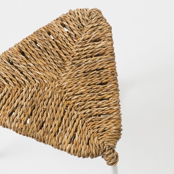 Ikea JUTEBODA - Stool, natural/white