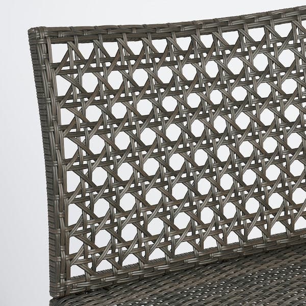 Ikea JUTHOLMEN - One-seat section, outdoor, dark grey-brown