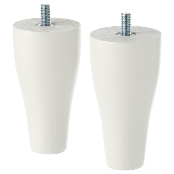 Ikea KABBARP - Leg, white, 10 cm