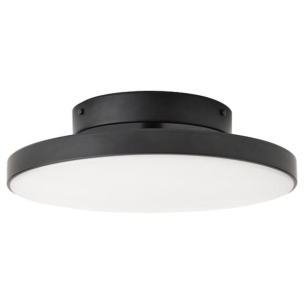Ikea KABOMBA - LED ceiling light, matt/black, 36 cm , 36 cm