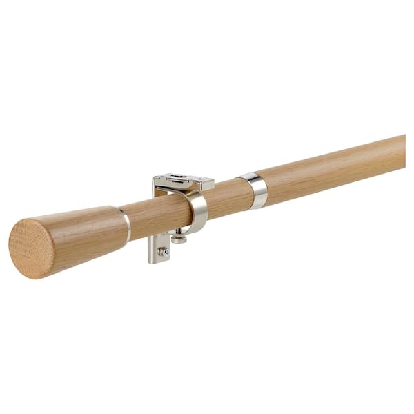 Ikea KÄGELKAKTUS - Curtain rod set, oak effect, 120-210 cm 28 mm