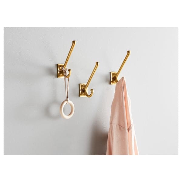 Ikea KÄMPIG - Hook, brass-colour