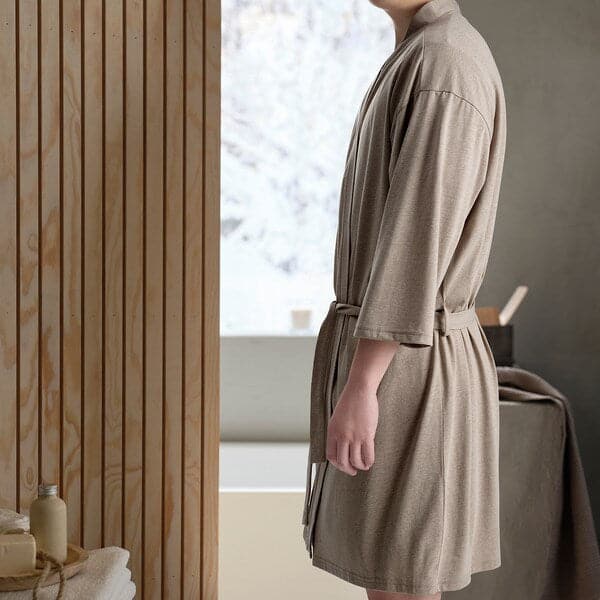 KÄRRFIBBLA - Accappatoio, beige, L/XL , - best price from Maltashopper.com 70552210
