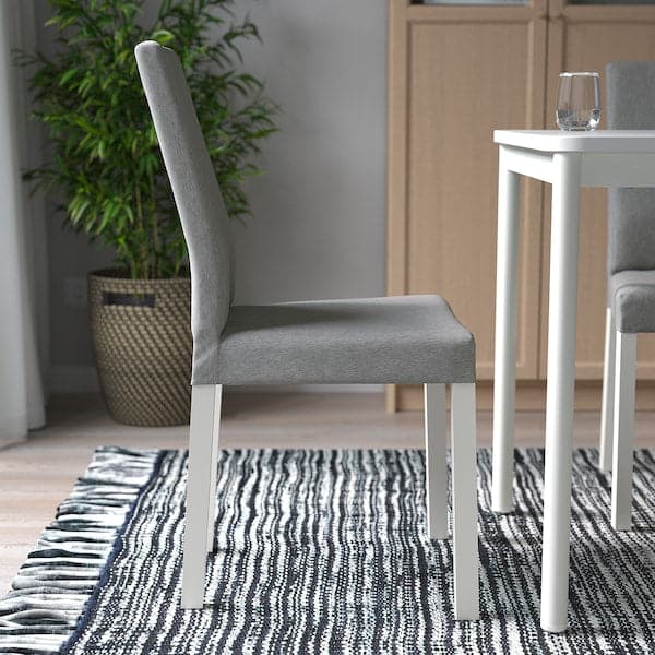 KÄTTIL Chair - white/Knisa light grey , - best price from Maltashopper.com 60500325