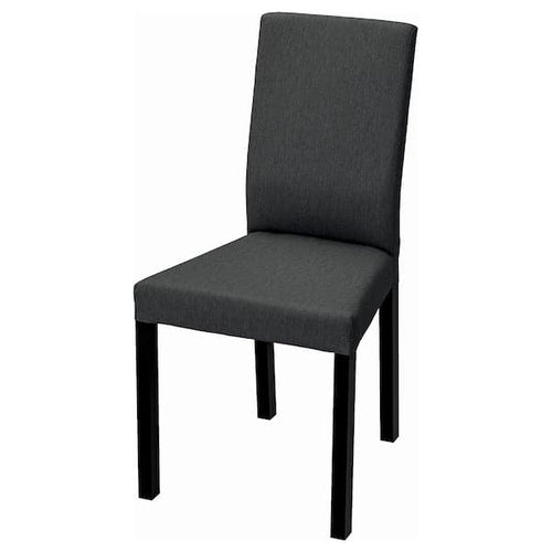 KÄTTIL Chair - black/Knisa dark grey ,
