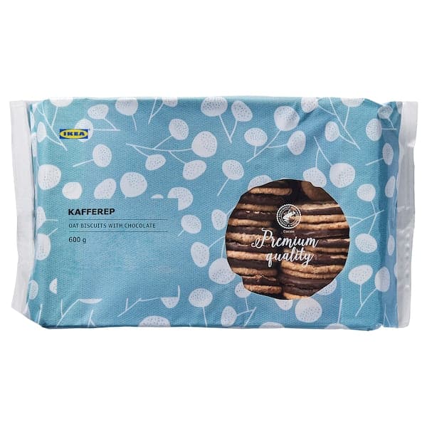 KAFFEREP - Oat biscuits, with chocolate Rainforest Alliance Certified