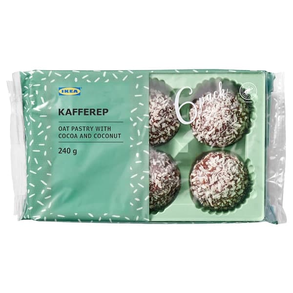 KAFFEREP - Oat pastry with cocoa and coconut, Rainforest Alliance Certified
