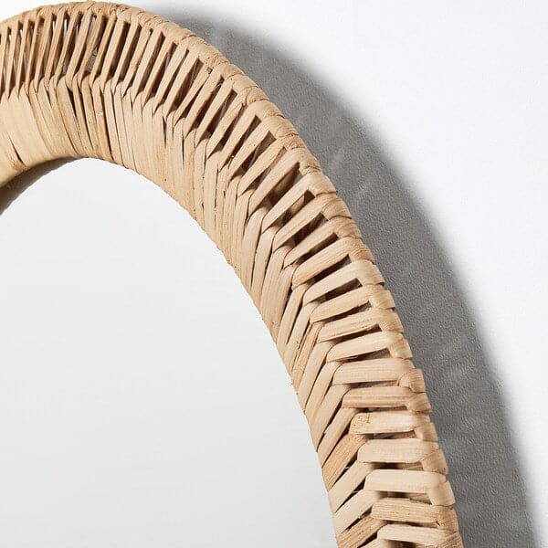 Ikea KAFFETRÄD - Mirror, rattan, 50 cm