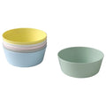 KALAS bowl, mixed colours, 12 cm, 6 pack