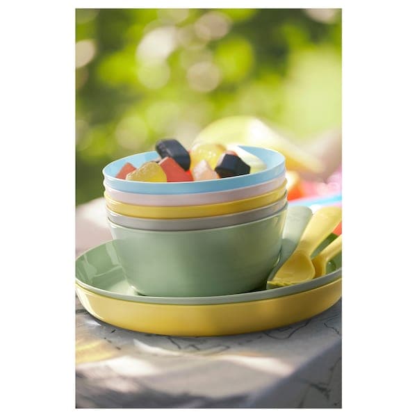 KALAS - Plate, mixed colours - best price from Maltashopper.com 80461380