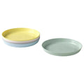 KALAS plate, mixed colours, 19 cm, 6 pack