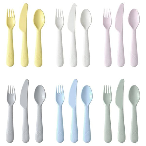 KALAS - 18-piece cutlery set, mixed colours