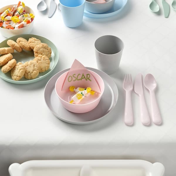 Ikea KALAS - 18-piece cutlery set, mixed colours