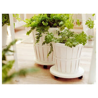 KALASA - Planter holder, white, 24 cm - best price from Maltashopper.com 50186109