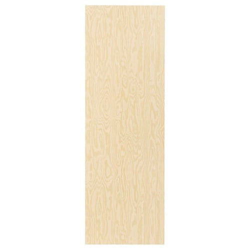 KALBÅDEN - Door with hinges, lively pine effect, 60x180 cm