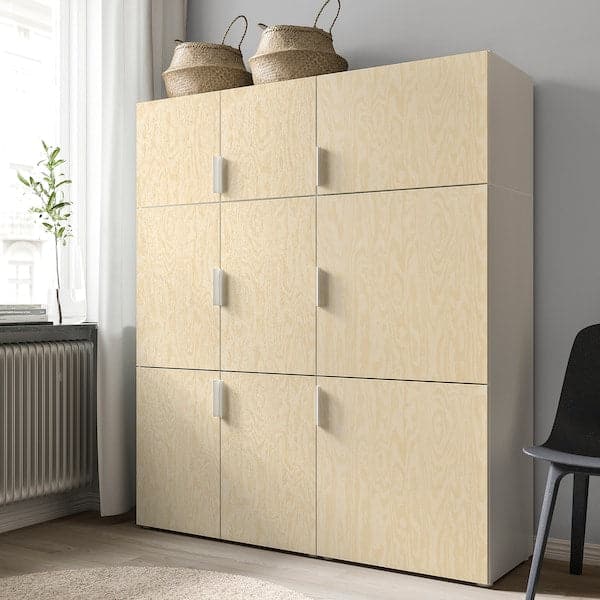 KALBÅDEN - Door with hinges, lively pine effect, 60x40 cm - best price from Maltashopper.com 89495917