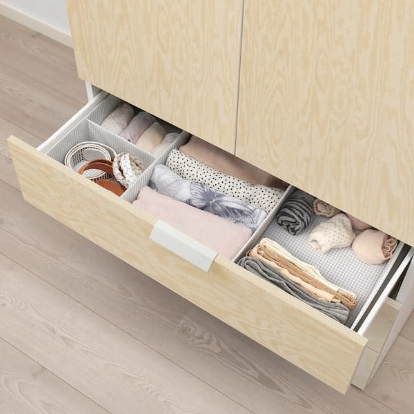 Ikea KALBÅDEN - Drawer, white/lively pine effect, 80x42x20 cm