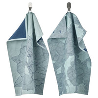 KÅLFJÄRIL - Tea towel, patterned blue/light turquoise, 45x60 cm - best price from Maltashopper.com 80493116