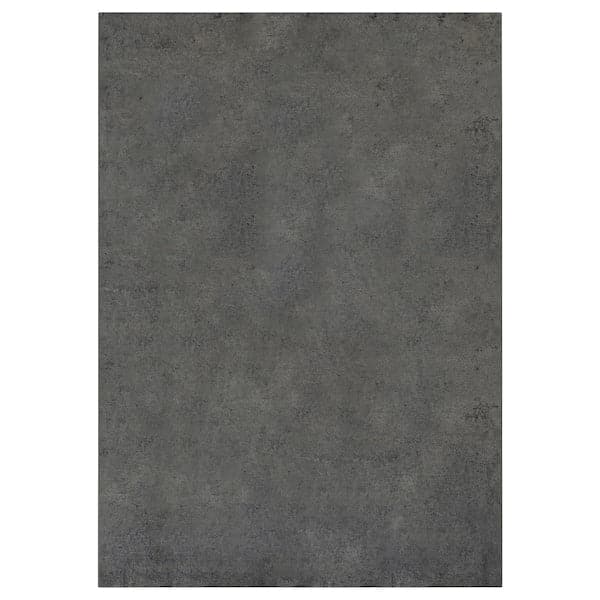 KALHYTTAN Door - dark grey cement effect 60x80 cm ,