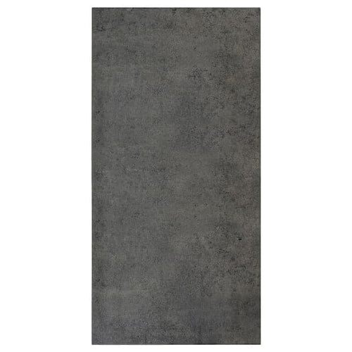 KALHYTTAN Door - dark grey cement effect 40x80 cm , 40x80 cm