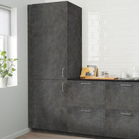 KALHYTTAN Door - dark grey cement effect 30x80 cm , 30x80 cm - best price from Maltashopper.com 90505538