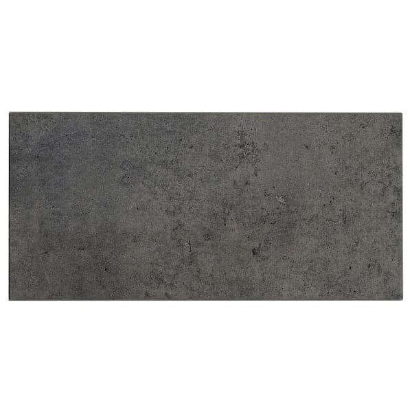 Ikea KALHYTTAN Drawer front - dark grey cement effect 40x20 cm , 40x20 cm