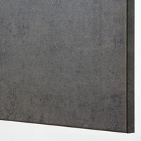 KALHYTTAN Drawer front - dark grey cement effect 40x20 cm , 40x20 cm - best price from Maltashopper.com 40505692