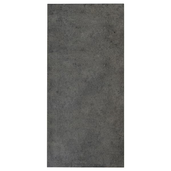 KALHYTTAN Side panel - dark grey with concrete effect 39x83 cm , 39x83 cm - best price from Maltashopper.com 10505721