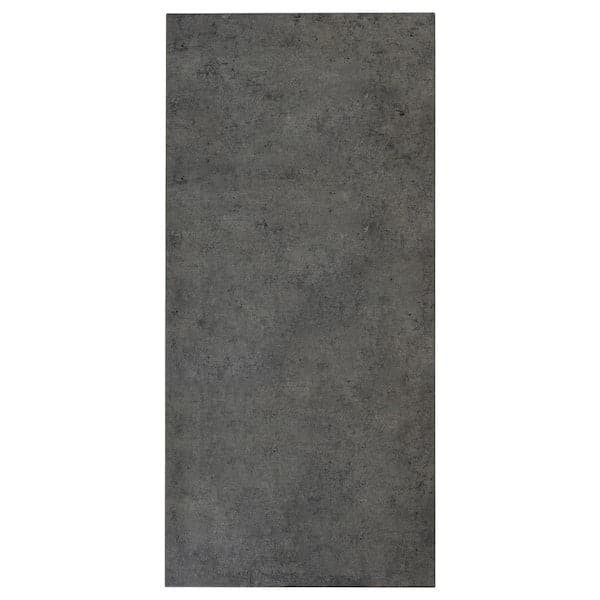 Ikea KALHYTTAN Side panel - dark grey with concrete effect 39x83 cm , 39x83 cm