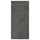 KALHYTTAN Side panel - dark grey with concrete effect 39x83 cm , 39x83 cm
