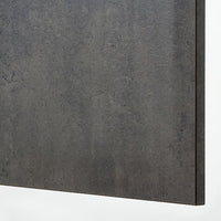 KALHYTTAN Side panel - dark grey with concrete effect 62x80 cm , 62x80 cm - best price from Maltashopper.com 30505720