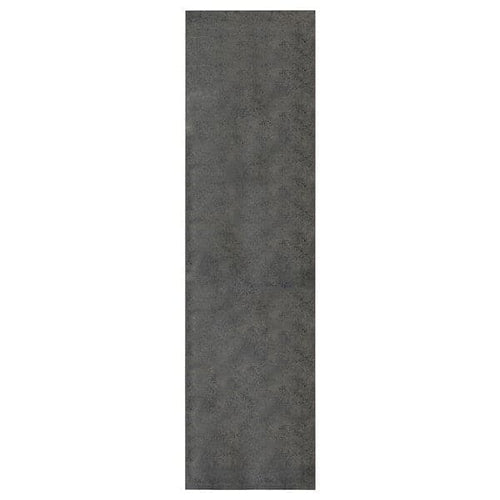 KALHYTTAN Side panel - dark grey with concrete effect 62x240 cm , 62x240 cm