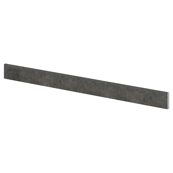 KALHYTTAN Plinth - dark grey cement effect 220x8 cm , 220x8 cm - best price from Maltashopper.com 60505926