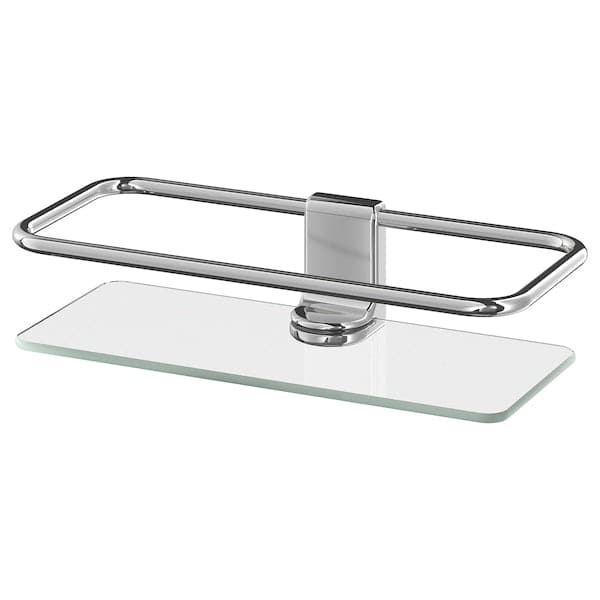 KALKGRUND - Shower shelf, chrome-plated , 24x6 cm - best price from Maltashopper.com 70291487