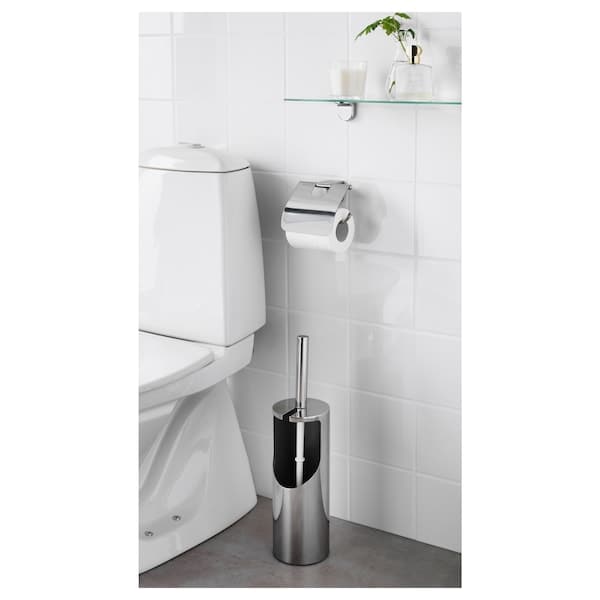 SKOGSVIKEN toilet roll holder, black - IKEA CA