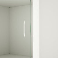 KALKNÄS - Cabinet with sliding doors, white, 83x43x137 cm - best price from Maltashopper.com 30496264