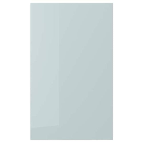 KALLARP - Door, high-gloss light grey-blue, 60x100 cm