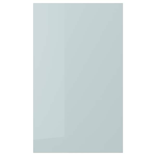 KALLARP - Door, high-gloss light grey-blue, 60x100 cm